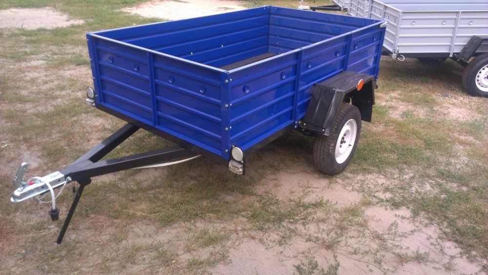 Прицеп легковой одноосный для авто Кремень + Корида Тех Усиленный.