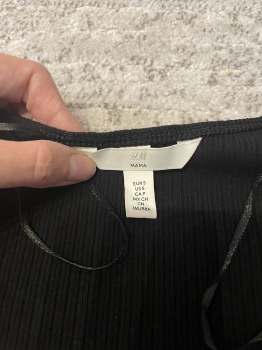 Sukienka ciążowa/do karmienia czarna H&M rozmiar 36/S