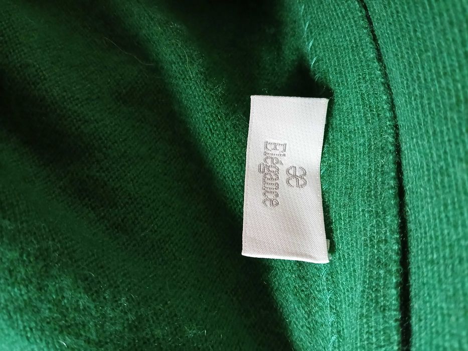 Elegance niebanalny Sweter r.44/46 wool+cashmere