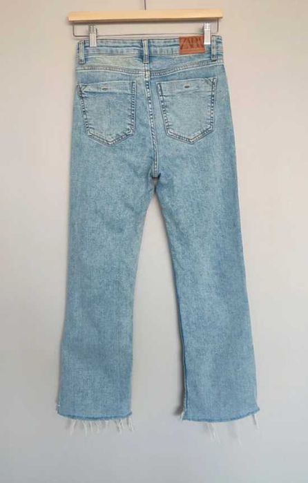 Jeansowe dzwony Zara High Waist