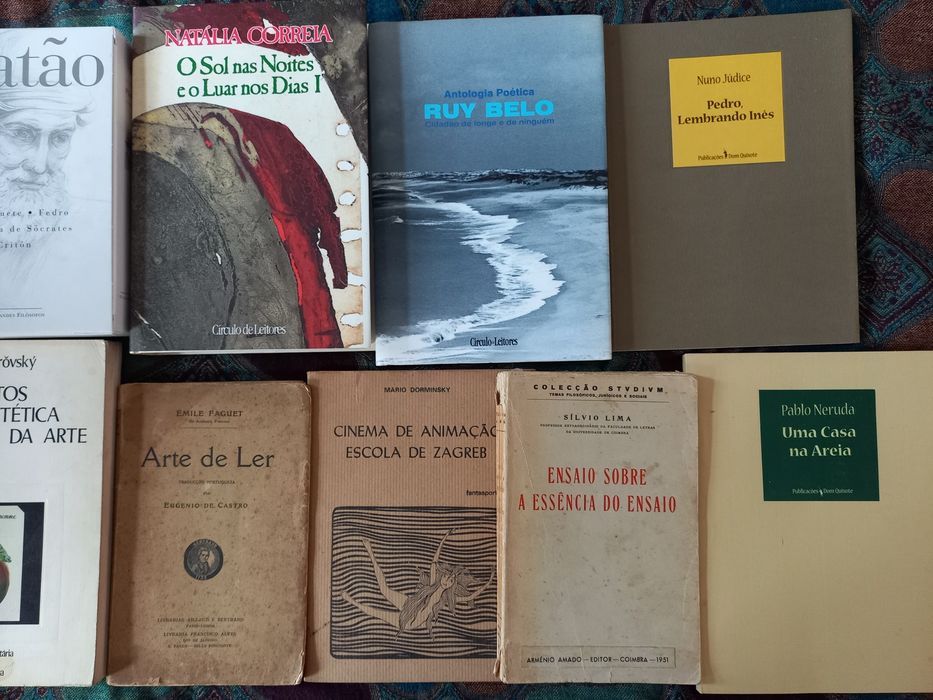 Lote Livros Poesia Filosofia Romance