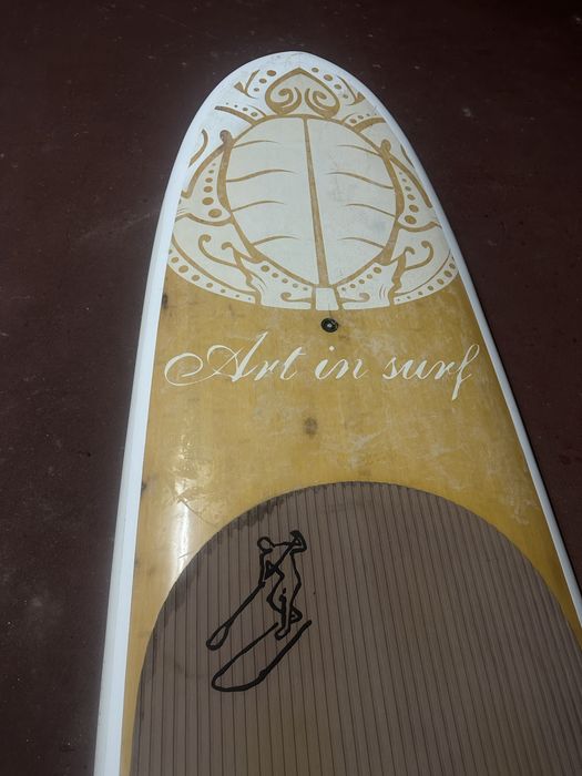 SUP Art in Surf  Bamboo Nose Rider 10’3” X  29¾ X 4½” e 156 Lt,