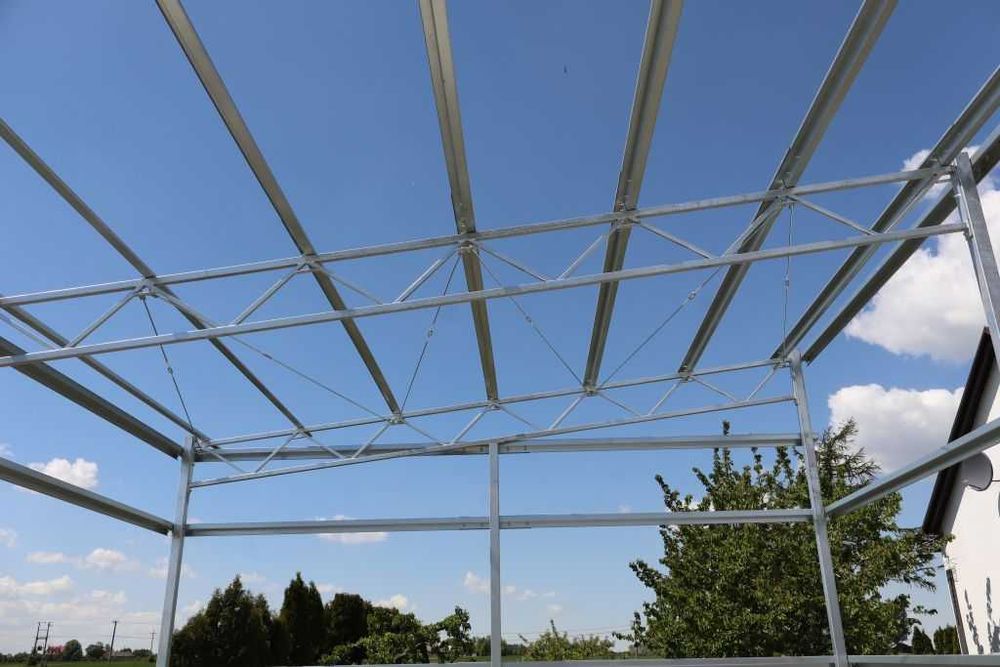 Konstrukcja stalowa 7x20 budynek gospodarczy wiata garaż hala magazyn