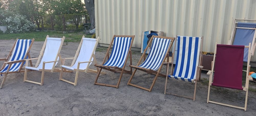Leżaki plażowe ogrodowe