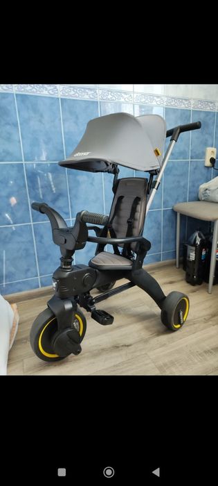 Дитячий велосипед трьох колісний , оригінал Doona s3 сірий