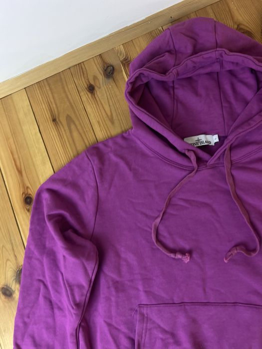 Zip hoodie bluza SI stone island patch patka L fioletowa