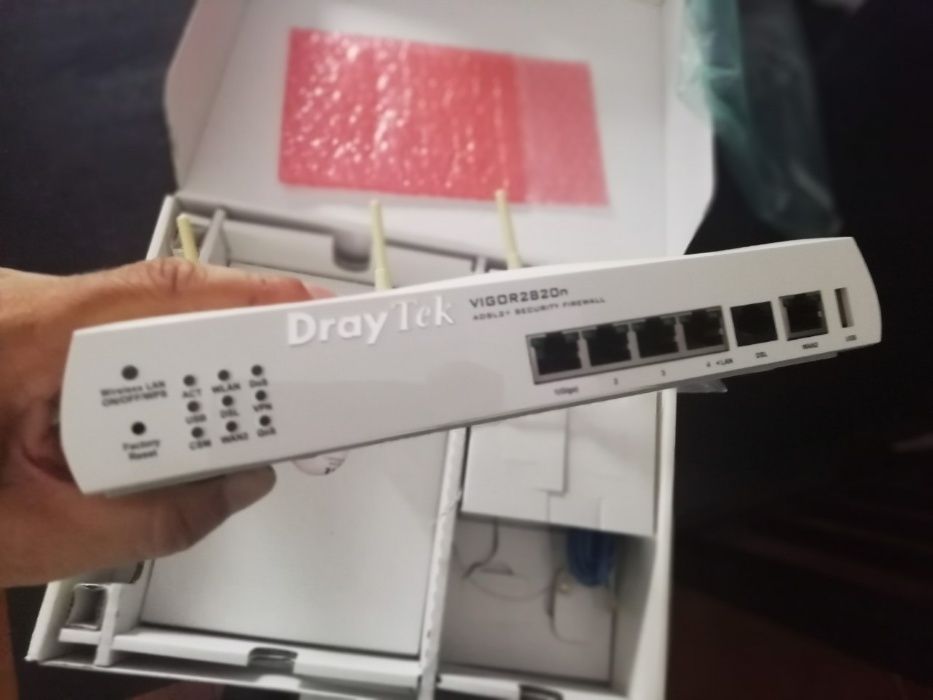 Draytek VIGOR 2820n (dual WAN e ADSL2/2+)64285995133955124