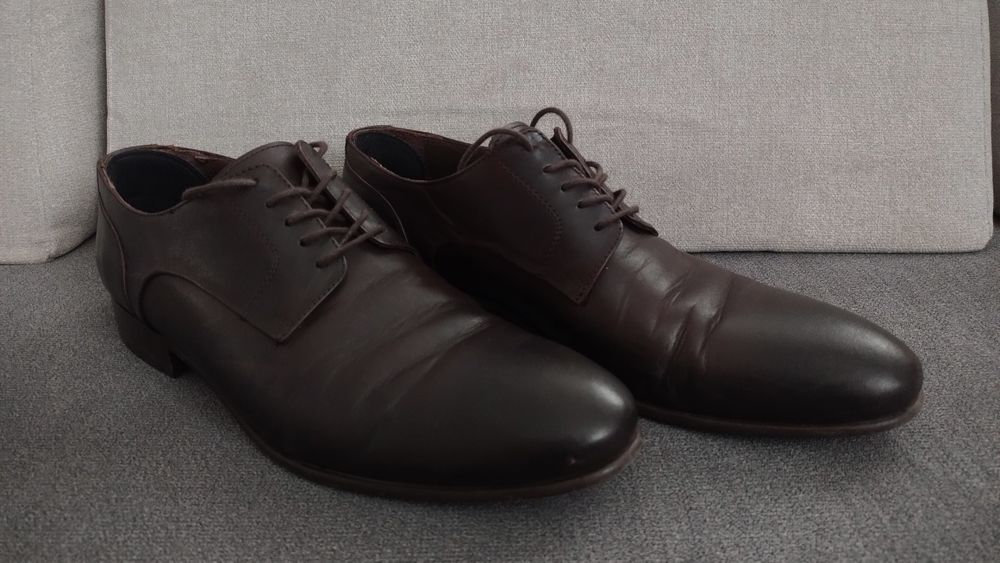 Buty skórzane męskie Badura 42