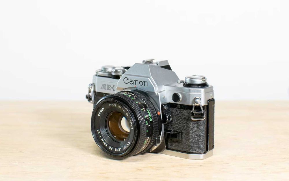 Canon AE-1 + Canon FD 50mm f/1.8 Prime – (tested and cleaned)64550152971137122