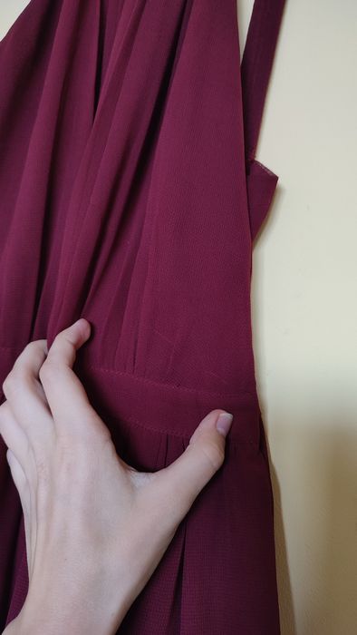 Długa suknia wieczorowa studniówka półmetek wesele sylwester
