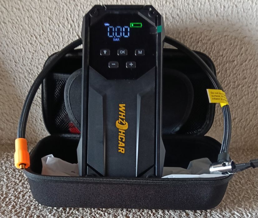 Buster 9000 A 12V Arrancador de Bateria e Compressor para Enchimento de Pneus