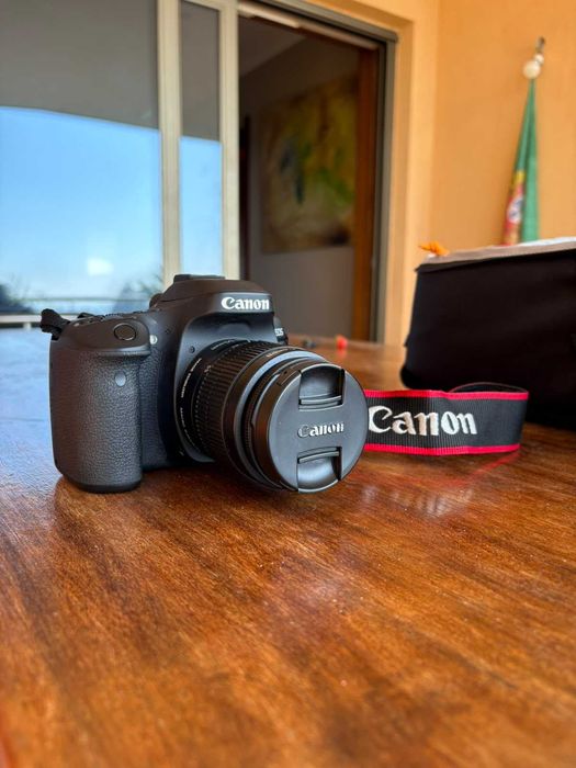 Kit Máquina Fotográfica CANON EOS 80D + lentes 18-55 IS STM + 55-250 IS STM (APS-C)