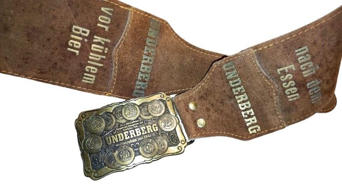 Underberg Pas pasek skórzany 114cm