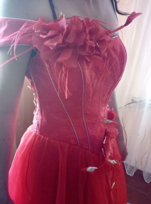 Плаття випускне, червоне,  Розмір 46-48-50