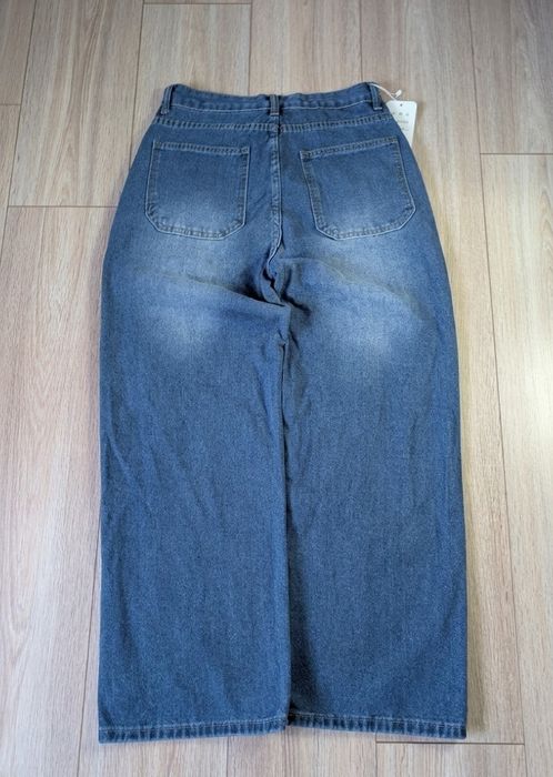 ШВИДКИЙ ПРОДАЖ!!Baggy jeans ,широкі джинси з принтом,з текстом