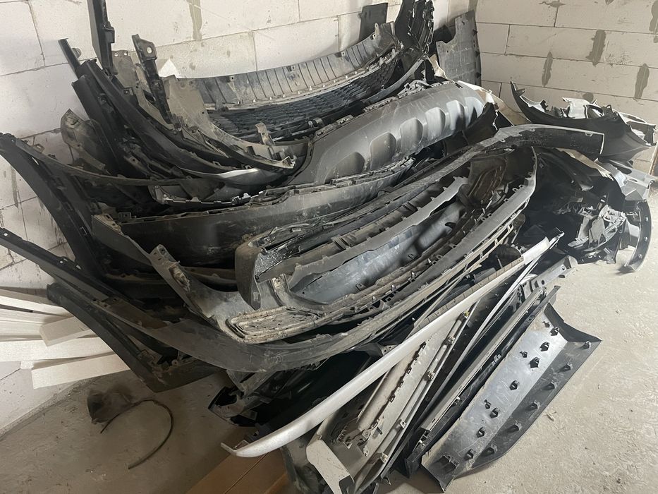 Пластик бампера, арки, абсорбер