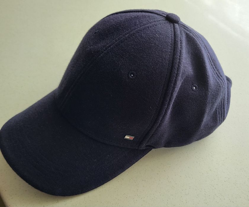 Czapka z daszkiem granatowa Tommy Hilfiger