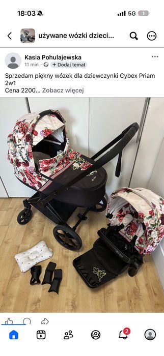 Wozek Cybex priam