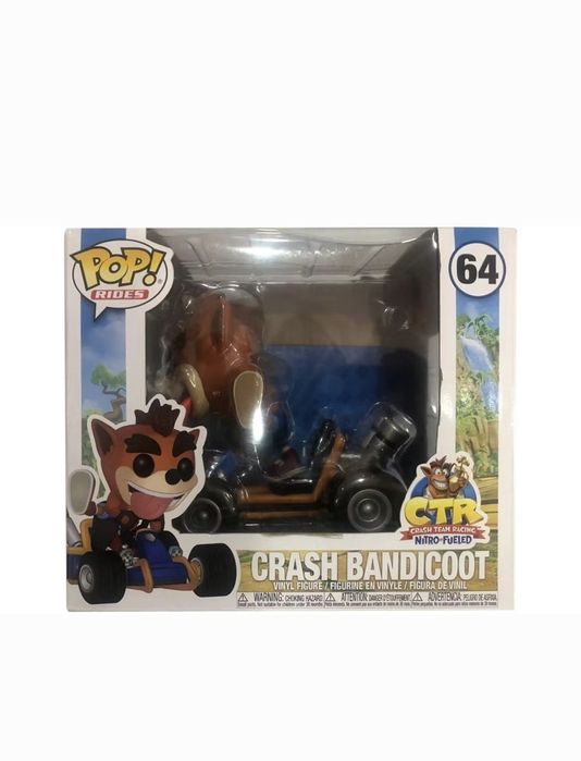 Mini Funko / Funko Pop Crash Bandicoot in mask armor