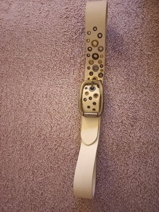 DIESEL skóra pasek nowy 85 cm