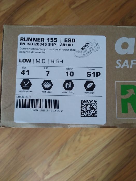 Nowe buty robocze atlas