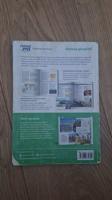 Książka "Odkrycia geografii 2" wydawnictwa nowe ery