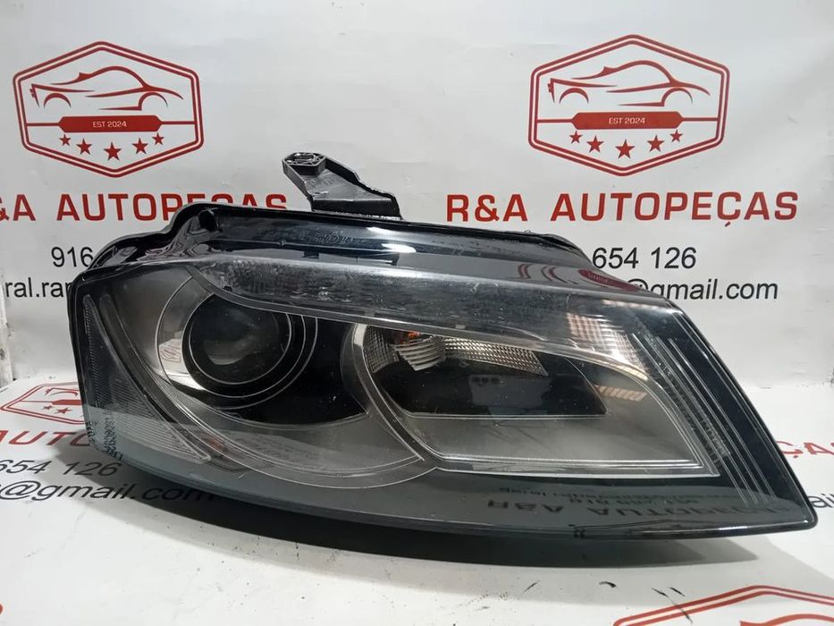 Ótica Farol Direito Audi A3 8P FaceliftT Bi Xénon