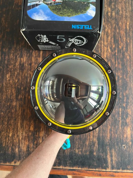 TELESIN Dome Port 6'' : Caixa Subaquática