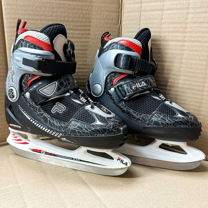 Łyżwy Dziecięce 32-35 Regulowane Używane FILA X ONE ICE DOSTAWA