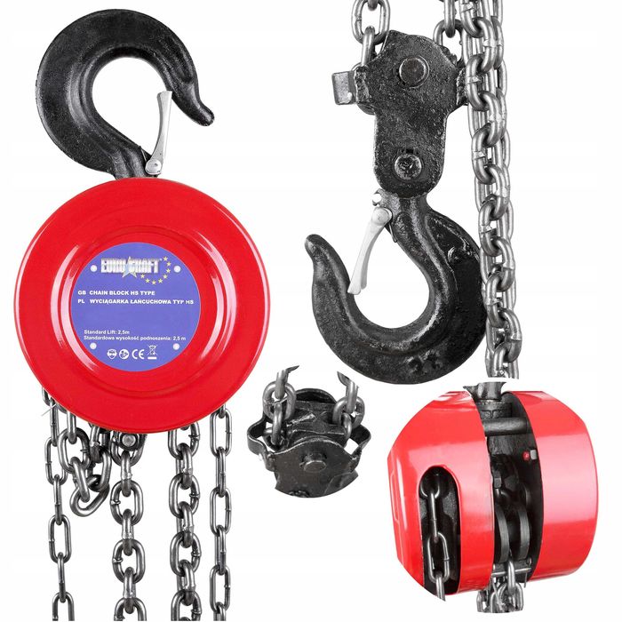 Wciągarka wciągnik wyciągarka ręczny 3T 3tony 2,5m