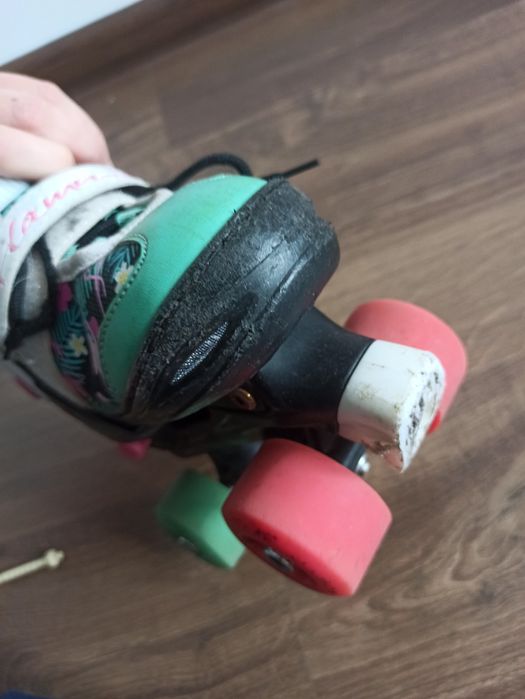 Ролики квади дитячі Meteor Flamingo регульовані, розмір 31-34