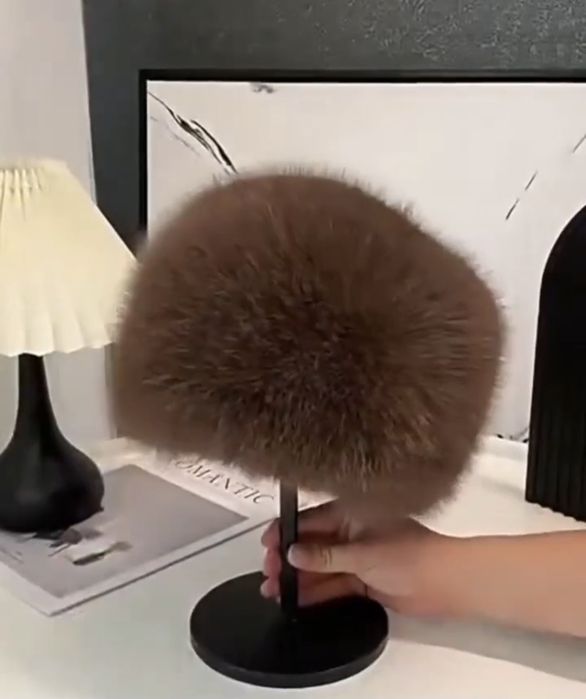 Шапка зі штучного хутра