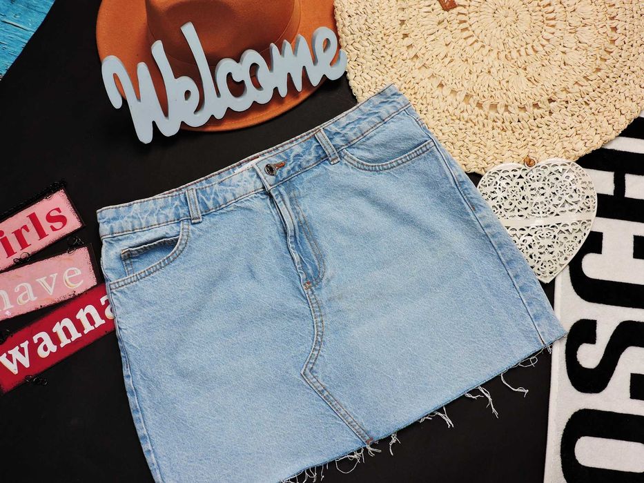 Denim stylowa spódnica jeans M