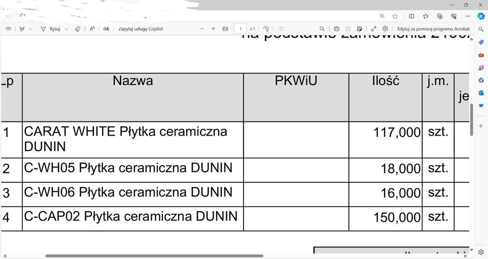 PŁYTKI Dunin Carat white okazja obniżka