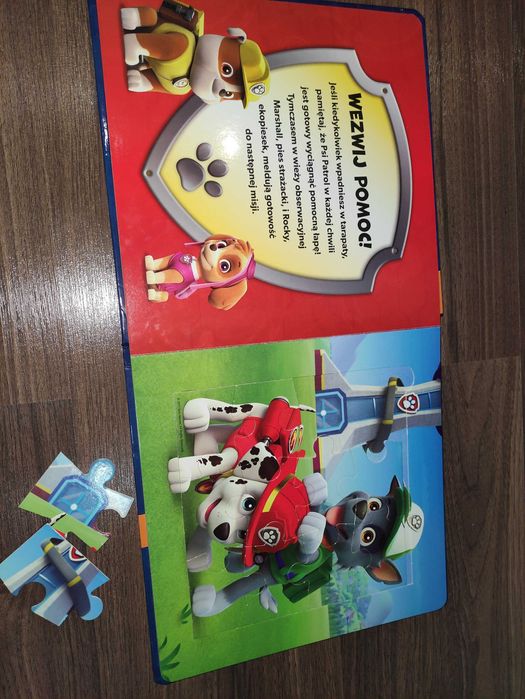 Puzzle książeczka psi patrol