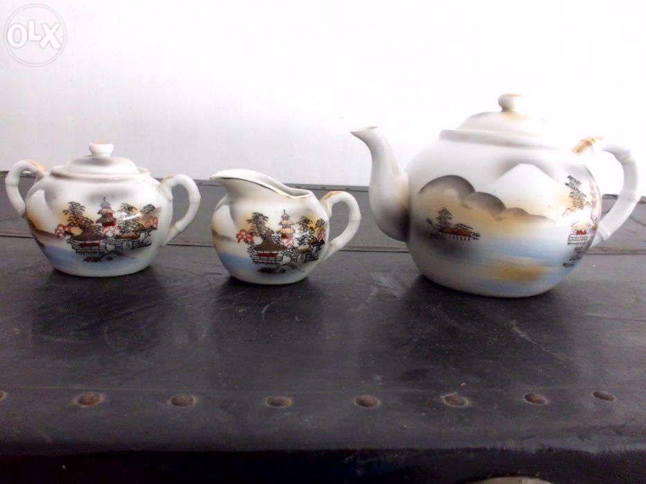 Serviço de chá Chinês genuíno antigo