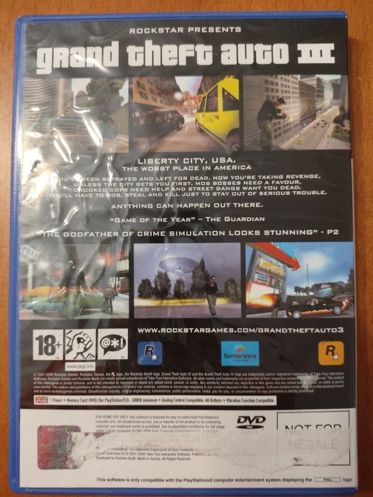 Grand Theft Auto III PlayStation 2