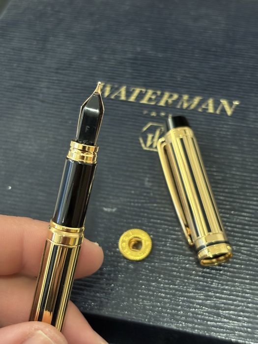 Caneta Waterman Night and Day 18k 750 gold