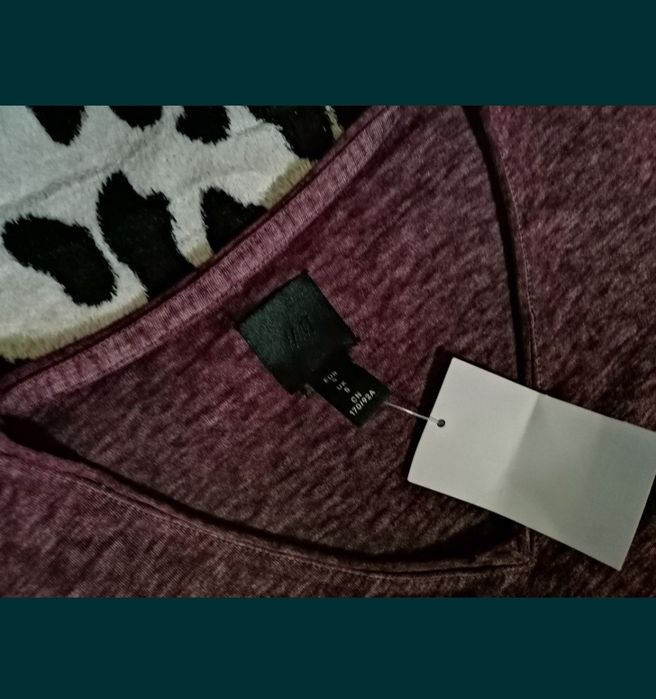 H&M nowa koszulka t-shirt bluzka basic. prosty, klasyczny. Regular fit