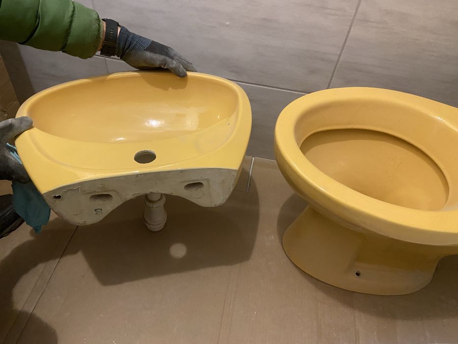 Kompakt wc toaleta z deska+umywalka VILLEROY&BOCH