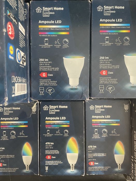 Лампочки для розумного будинку. Керування різними кольором