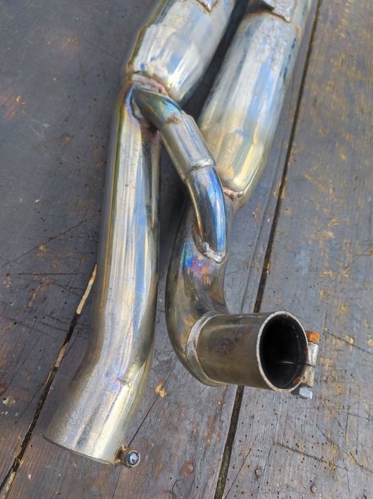 Tłumiki motocyklowe custom chopper cruiser drag pipes e4 komplet