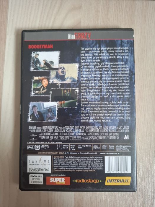 Zestaw 5 filmów Kino grozy DVD