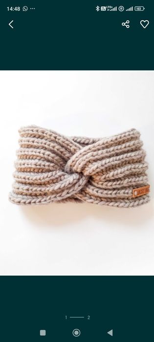 Chusta merino  ombre  ręcznie robiona