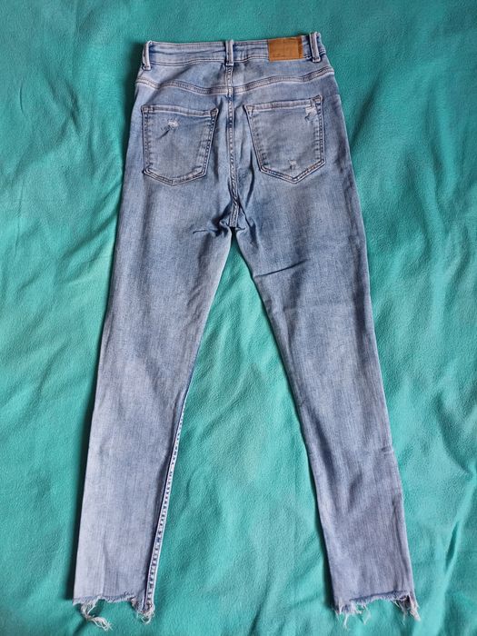 Spodnie damskie niebieskie