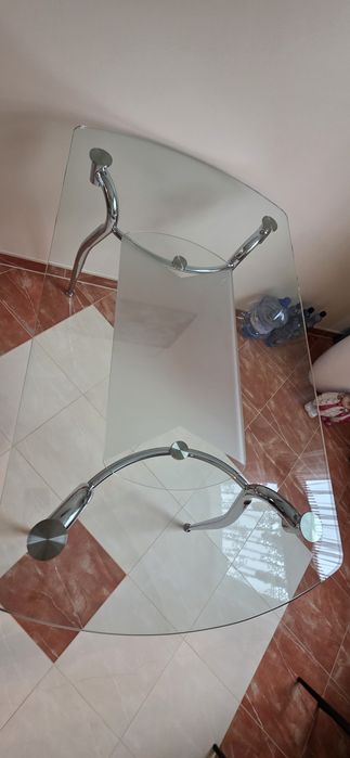 Stół prostokatny szklany
