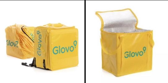 Сумка glovo з нової колекціі ,велика та для авто курʼєрів