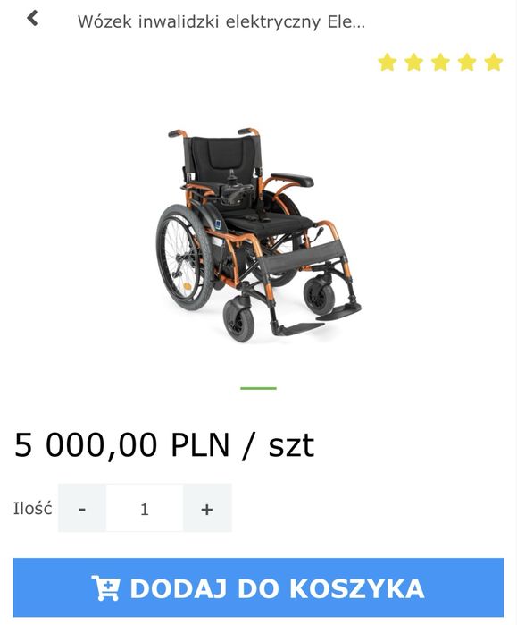 Wózek elektryczny
