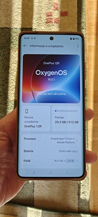 OnePlus Ace 3 12R 16/512 Rose Gold EU ROM!