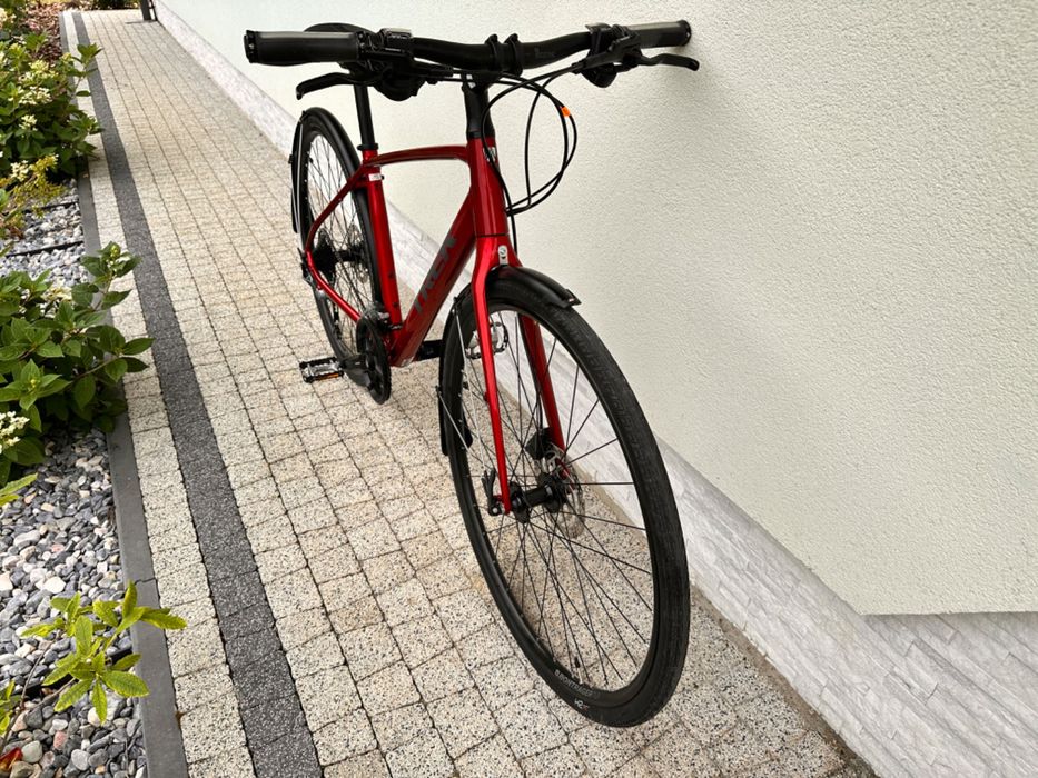 Rower TREK FX3 - szosowy, gravel, Alu-karbon, Shimano, hamulce tarczowe